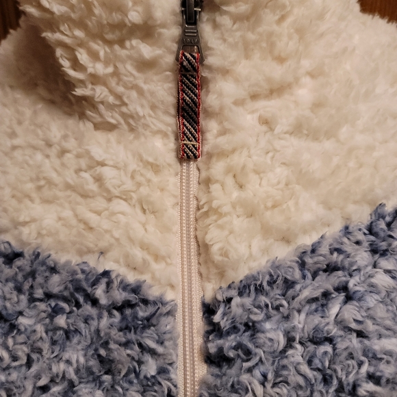 Weatherproof Sz S Warm Fuzzy Pull Over Zip Neck with Pockets - Picture 2 of 8